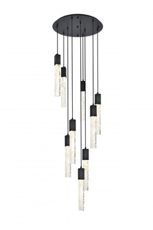 Aurora 24 inch Chandelier in Black (758|2089D24BK)