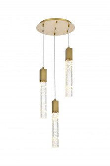 Aurora 16 inch Chandelier in Satin Gold (758|2089D16SG)