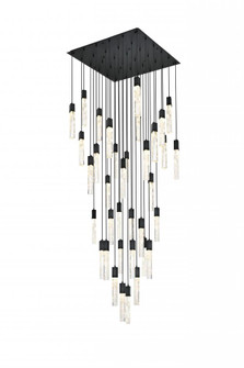 Aurora 42 inch Chandelier in Black (758|2088G42BK)