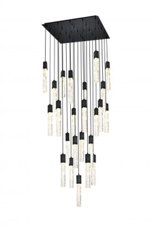 Aurora 36 inch Chandelier in Black (758|2088G36BK)