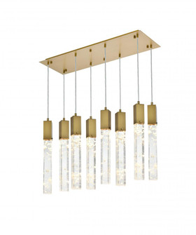 Aurora 36 inch Pendant in Satin Gold (758|2088D36SG)