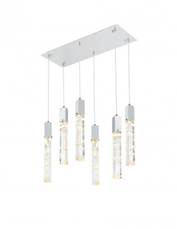 Pendant L32''W12''H24''L6 Chrome (758|2088D32C)