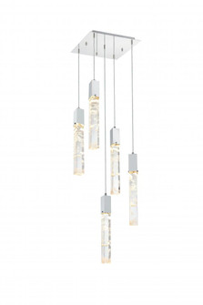 Pendant L16''W16''H24''L5 Chrome (758|2088D16C)