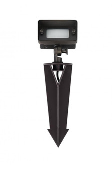Outdoor 12V Cast Brass flood light 2 inch L x 4 inch W x 6 inch H in Dark Bronze (758|C046-DB)