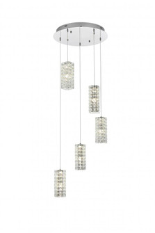 Aston 20 inch LED Pendant in Chrome (758|3680D5RC)