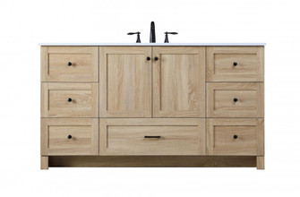 60 Inch Single Bathroom Vanity In Mango Wood (758|VF2860MW)
