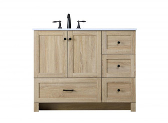 42 Inch Single Bathroom Vanity In Mango Wood (758|VF2842MW)
