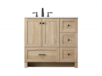 Vanity Cabinet 2dr 4dw 36x19x34 VW Mango Wood (758|VF2836MW)