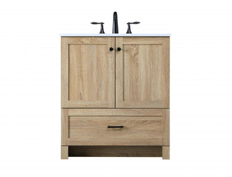 30 Inch Single Bathroom Vanity In Mango Wood (758|VF2830MW)