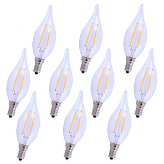 LED E12 CANDELABRA, 5000K, 300 degree, CRI80, ES, UL/CUL, 2.5W, 25W EQUIVALENT, 15000HRS (758|E12LED124-10PK)