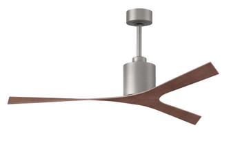 Molly - Ceiling Fan - Brushed Nickel Finish - Walnut Tone Blades (230|MK-BN-WN)