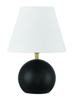 Olive 1 Light Table Lamp in Flat Black/Satin Brass (20|87012FBSB-T)