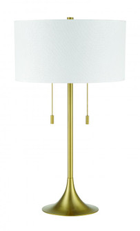 Neely 2 Light Table Lamp in Satin Brass (20|87003SB-T)
