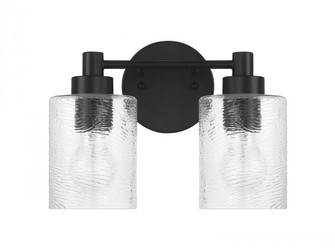Lyndsey 2 Light Vanity in Flat Black (20|60202-FB)