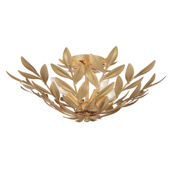 Broche 20.75'' Antique Gold Semi Flush Mount (205|560-GA)
