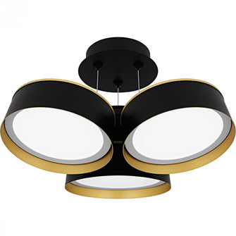 Byrnes Semi-Flush Mount (26|BYS1719MBK)