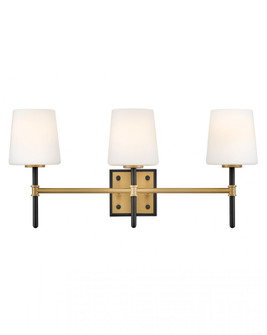 Medium Three Light Vanity (87|56953BK-LCB)