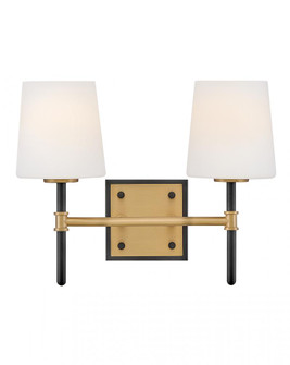 Small Two Light Vanity (87|56952BK-LCB)