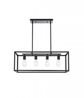 Judah 30.5 inch Pendant in Black (758|LD723D31BK)