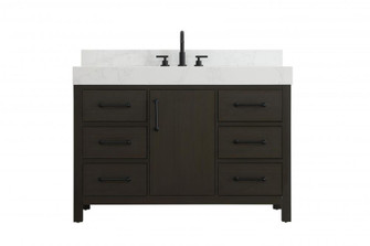 Vanity Cabinet 1DR 6DW 48''W x 22''D x 34''H Mocha Brownw/BS (758|VF60648MMB-BS)