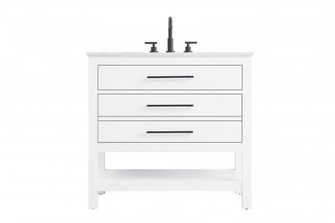 36 inch Single Bathroom Vanity in White (758|VF60536WH)