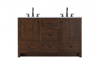 54 inch Double Bathroom Vanity In Expresso (758|VF2854DEX)