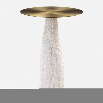 Uttermost Hollen White Stone Accent Table (85|50092)