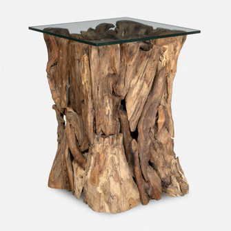 Uttermost Rozel Teak Wood End Table (85|50064)