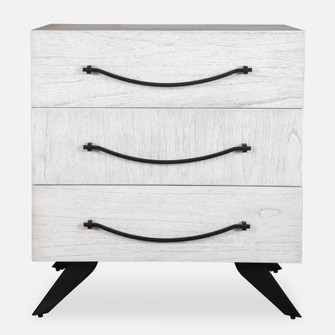 Uttermost Vivi 3 Drawer White Chest (85|50013)