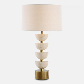 Uttermost Hemisphere Travertine Table Lamp (85|30517)