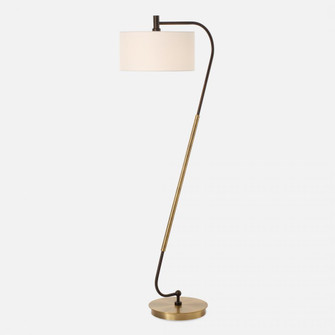 Uttermost Irwin Curved Brass Floor Lamp (85|30476)