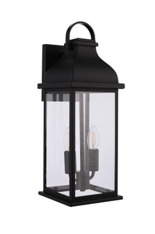 Bent Tree 2 Light Outdoor Wall Lantern in Midnight (20|ZA7214-MN)