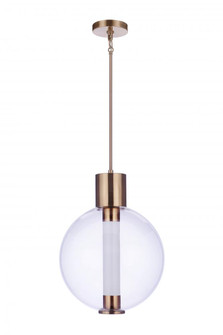 Watson 1 Light LED Pendant in Satin Brass (20|P995SB-LED)