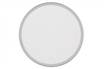 Ross 32'' Framed Round Front Lit LED Mirror, Defogger & Dimmer, 3000-5000K, in Brushed Polished N (20|MIR3201CL-BNK3C)