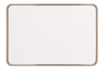 Monica 24''x 36'' Framed Rounded Rectangular Edge Lit LED Mirror, Defogger & Dimmer (20|MIR2403RRT-SB3C)