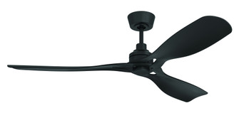Amigo 52'' 3-Blade Indoor/Outdoor (Damp) Ceiling Fan in Flat Black w/ Flat Black Blades; Light Ki (20|AMG52FB3)