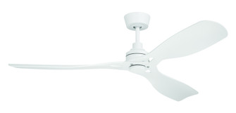 Amigo 52'' 3-Blade Indoor/Outdoor (Damp) Ceiling Fan in White w/ White Blades; Light Kit Optional (20|AMG52W3)