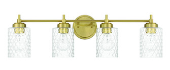 Claire 4 Light Vanity in Satin Brass (20|60504-SB)