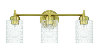 Claire 3 Light Vanity in Satin Brass (20|60503-SB)