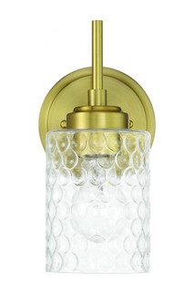 Claire 1 Light Wall Sconce in Satin Brass (20|60501-SB)