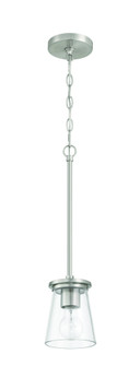 Connell 1 Light Mini Pendant in Brushed Polished Nickel (20|60491-BNK)