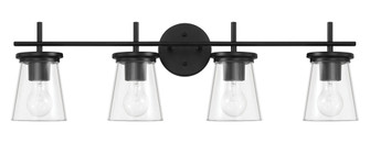 Connell 4 Light Vanity in Flat Black (20|60404-FB)