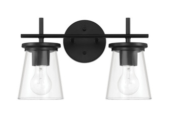 Connell 2 Light Vanity in Flat Black (20|60402-FB)