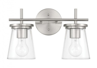 Connell 2 Light Vanity in Brushed Polished Nickel (20|60402-BNK)