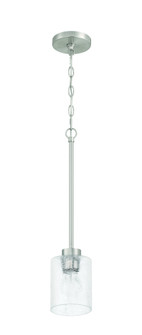 Lyndsey 1 Light Mini Pendant in Brushed Polished Nickel (20|60291-BNK)