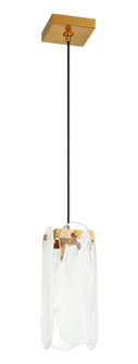 Angela 1 Light Pendant in Satin Brass (20|59991-SB)