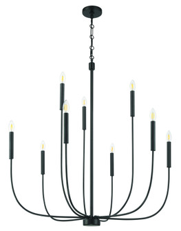 Traci 9 Light Chandelier in Flat Black (20|59829-FB)