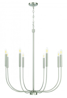 Traci 8 Light Chandelier in Brushed Polished Nickel (20|59828-BNK)