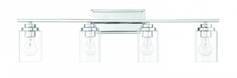 Clark 4 Light Vanity in Chrome (20|20435CH4)