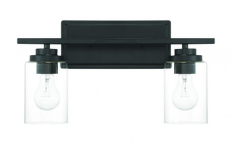 Clark 2 Light Vanity in Flat Black (20|20417FB2)